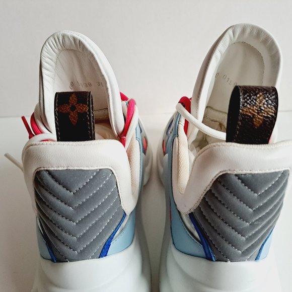 Louis Vuitton Women's Multicolor Light Blue LV Archlight Sneakers Size 36 / 6 - Picture 6 of 16